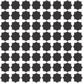 Black backgroun Seamless pattern in white