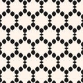 Vector seamless pattern with small shapes in hexagonal grid. Mesh, net, lattice Royalty Free Stock Photo