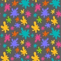 Vector seamless pattern with spots