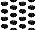 Vector seamless pattern of squash patison