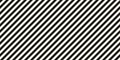 Vector seamless pattern with straight thin diagonal lines, 45 degrees inclination. Simple black and white stripes texture. Royalty Free Stock Photo