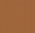 Vector Seamless Pattern, Straw Binding Background, Brown Color, Illustration Template.