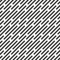 Vector seamless pattern. Stylish texture with diagonal stitches. Modern background from bold dotted line. Can be used as swatch Royalty Free Stock Photo