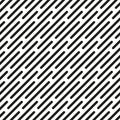 Vector seamless pattern. Stylish texture with diagonal stitches. Modern background from bold dotted line. Can be used as swatch