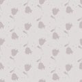 Vector seamless pattern with stylized delicate pink flowers with green leaves. The design is great for wallpapers