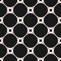 Vector seamless pattern, subtle geometric texture with circles