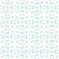 Vector seamless pattern. Subtle light green and white floral geometric texture Royalty Free Stock Photo