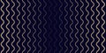 Vector seamless pattern with thin wavy lines, halftone waves, stripes. Abstract minimal golden texture with gradient transition Royalty Free Stock Photo