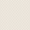Vector seamless pattern, thin wavy lines. Texture of mesh Royalty Free Stock Photo