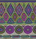 Vector seamless pattern for tribal design. Ethnic motif. Royalty Free Stock Photo