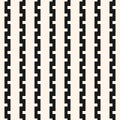Vector seamless pattern with vertical stripes, snake lines. Monochrome texture Royalty Free Stock Photo