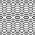 Vector seamless pattern, vertical wavy lines. Simple background. Royalty Free Stock Photo