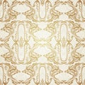 Vector seamless pattern in Victorian style.