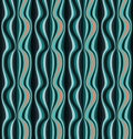 Vector seamless pattern with wavy stripes. modern stylish texture. repeating colorful background.