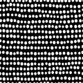 Vector seamless pattern with white dots. Royalty Free Stock Photo
