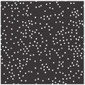 Vector seamless pattern with white dots. Royalty Free Stock Photo