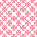 Vector seamless pink geometric pattern Royalty Free Stock Photo
