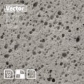 Vector seamless porous grey sponge texture Royalty Free Stock Photo