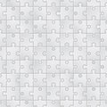 Seamless puzzle background made of little white pieces Royalty Free Stock Photo