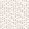 Vector seamless repeating abstract pattern with circles.