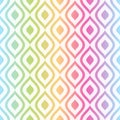 Vector seamless retro pattern with colorful rhombus