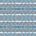 Vector seamless retro pattern with grey rhombus Royalty Free Stock Photo