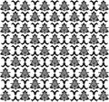 Vector. Seamless rococo pattern