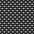 Vector seamless round abstract pattern black and white. abstract background wallpaper. vector illustration.