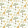 Vector Seamless Safari Pattern