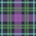 Vector seamless scottish tartan pattern in purple