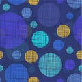 Vector seamless shading circles background. Eps10