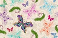 Vector seamless spring delicate floral pattern