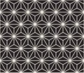 Vector seamless star shape pattern. Modern stylish abstract texture. Repeating geometric tiles Royalty Free Stock Photo