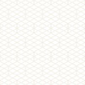 Vector seamless stripes subtle pattern. Modern stylish texture with monochrome trellis. Repeating geometric hexagonal grid. Simple Royalty Free Stock Photo