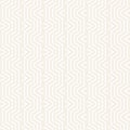 Vector seamless stripes subtle pattern. Modern stylish texture with monochrome trellis. Repeating geometric hexagonal grid. Simple Royalty Free Stock Photo
