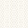 Vector seamless stripes subtle pattern. Modern stylish texture with monochrome trellis. Repeating geometric hexagonal grid. Simple Royalty Free Stock Photo