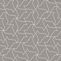 Vector seamless subtle lattice pattern. Modern stylish texture with monochrome trellis. Repeating geometric grid. Royalty Free Stock Photo