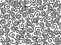 Vector seamless swirl pattern.