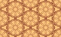 Vector seamless symmetric pattern