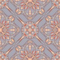 Vector seamless texture. Beautiful colored pattern for design and fashion with decorative elements Royalty Free Stock Photo