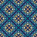 Vector seamless texture. Beautiful colored pattern for design and fashion with decorative elements Royalty Free Stock Photo