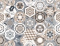 340_Vector seamless texture. Beautiful mega patchwork pattern