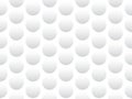 Vector seamless texture with 3d balls on a white background