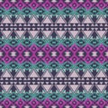 Vector seamless texture. Ethnic tribal geometric pattern. Aztec ornamental style Royalty Free Stock Photo