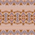 Vector seamless texture. Ethnic tribal geometric pattern. Aztec ornamental style Royalty Free Stock Photo