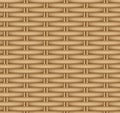 Vector seamless texture of a wicker basket. Royalty Free Stock Photo