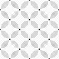 Vector seamless thin lines pattern. Repeating geometric pattern with diagonal lines and dots