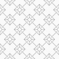 Vector seamless thin lines rhombuses pattern. Repeating geometric rhombuses tiles