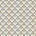 Vector seamless triangular pattern design Royalty Free Stock Photo
