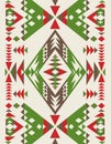 Vector Seamless Tribal Pattern Royalty Free Stock Photo